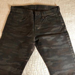 MEN'S J BRAND COATED CAMO JEANS